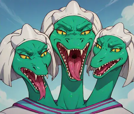 three haded dragones, Hydra (muttabar - trinnoga)