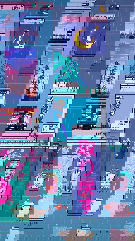 蒸汽波_8,90年代复古风_qfl1plus v1.0