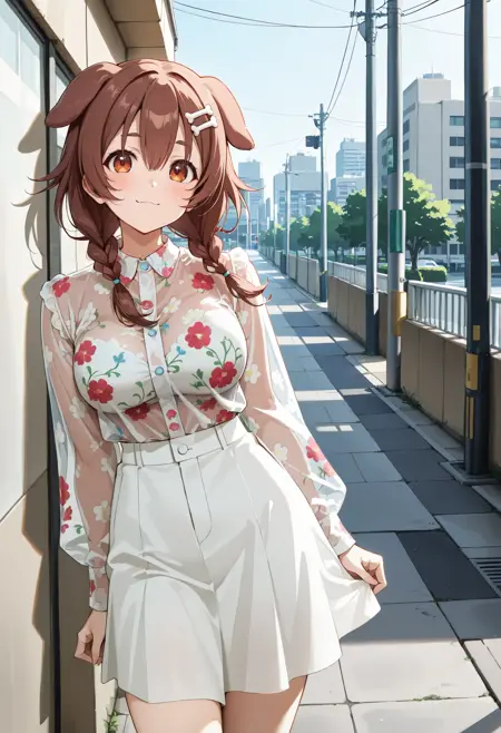 Sheer Floral Shirt