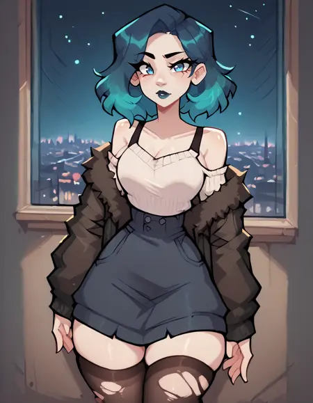 Knic.Toons Style Lora - PonyXL