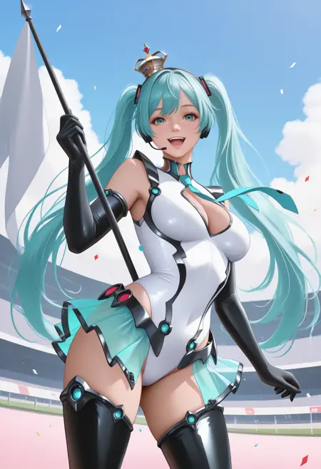 [IllustriousXL v0.1] Racing Miku (2013) | Vocaloid