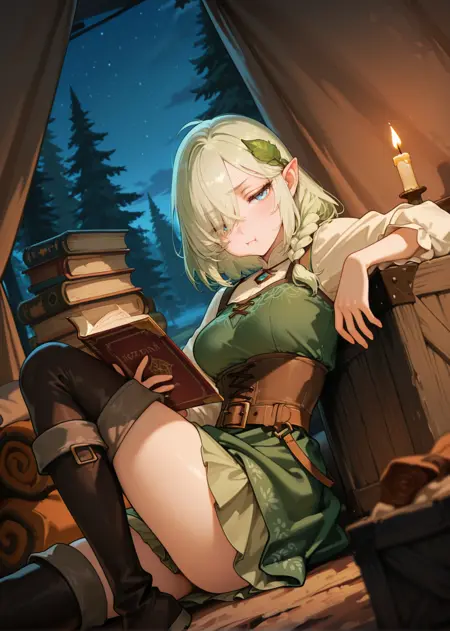 【BACKGROUND】Medieval/Fantasy Tent Interior