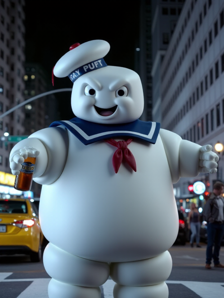The Stay-Puft Marshmallow Man - Ghostbusters - Flux1.D & SDXL v1.0 Flux1.D