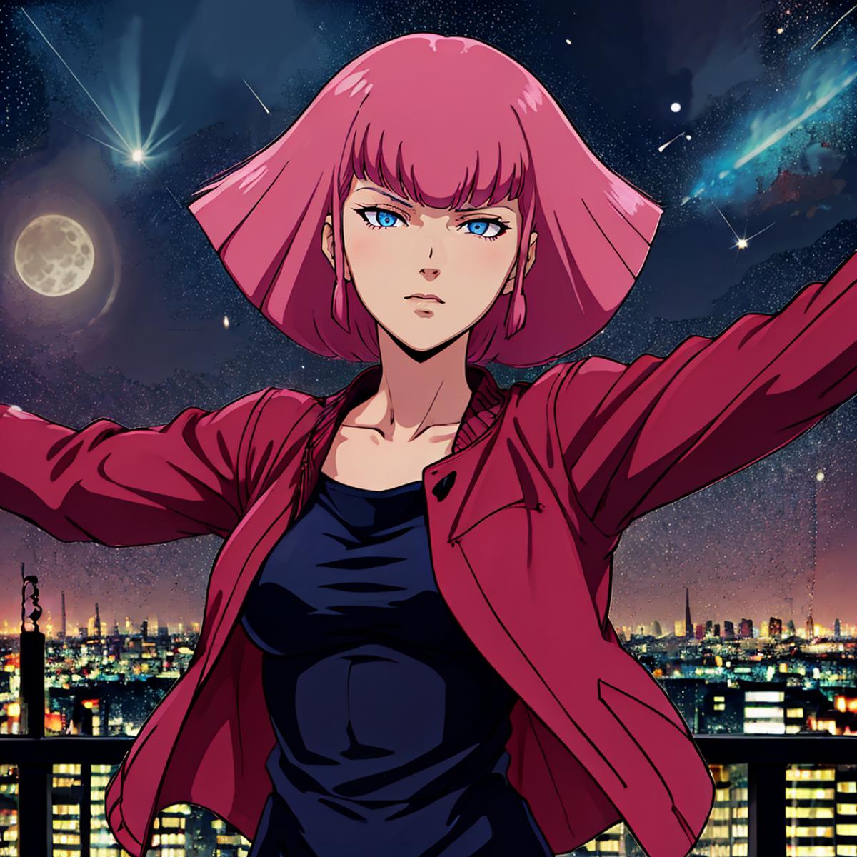 haman karn LORA(GUNDAM ZZ)background test image by jibunsagasinotabi