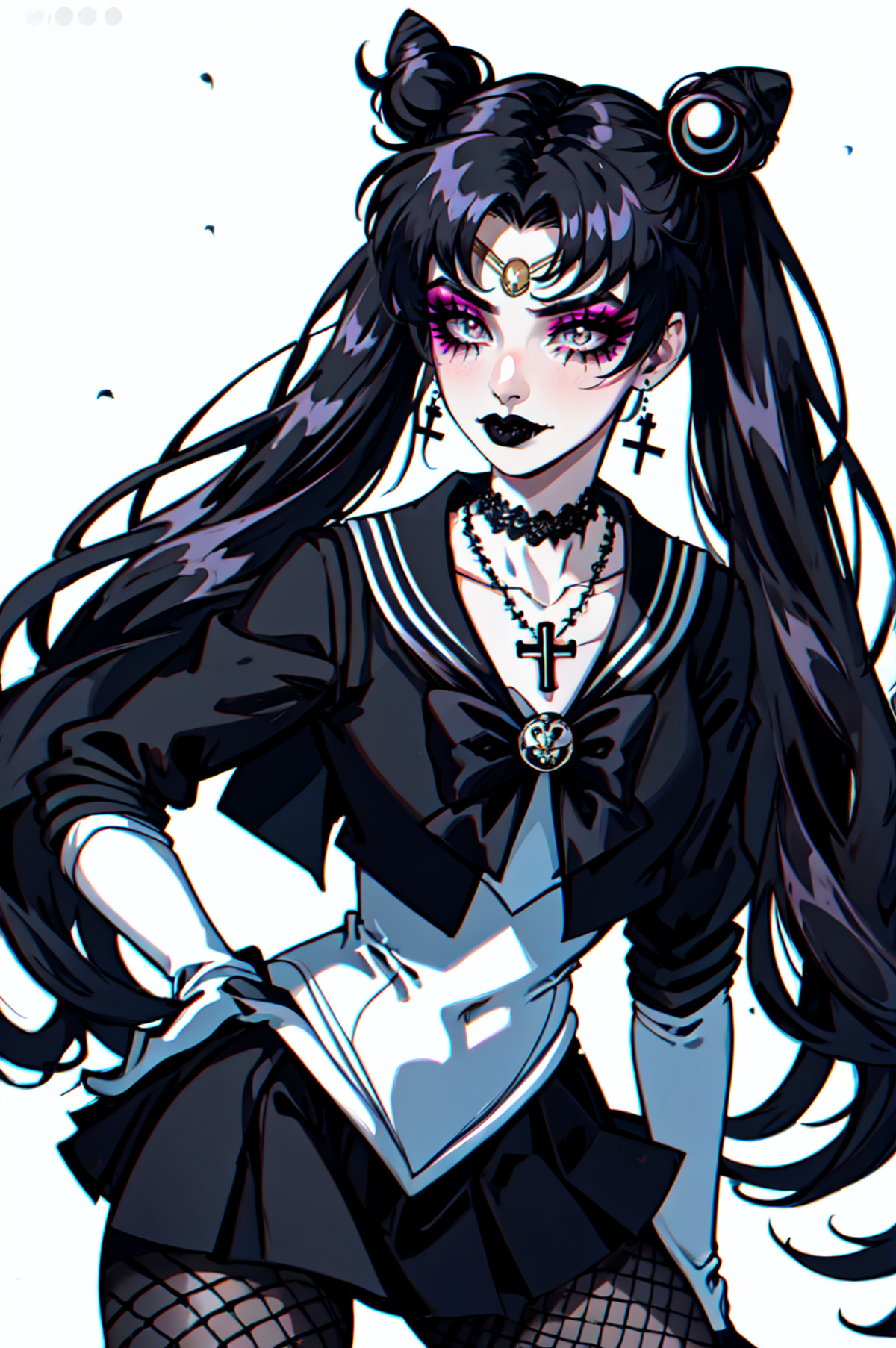 Sailor Moon Goth (Prompt like a Pro Textual Inversions!) image by duskfallcrew