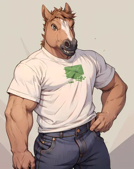 Creepy Horse Head