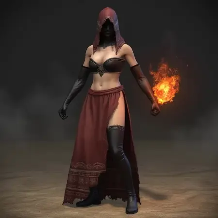 desert sorceress outfit (dark souls II)