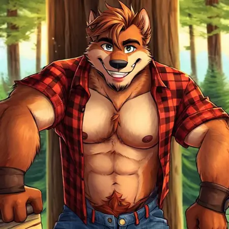 Blue Collar Job Furry Male