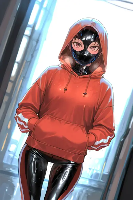 Illustrious latex under clothes