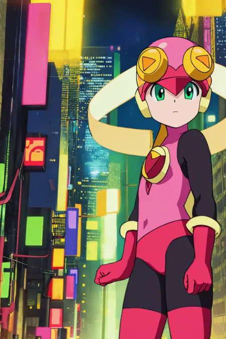 Roll.EXE - MegaMan NT Warrior - SD1.5 LORA