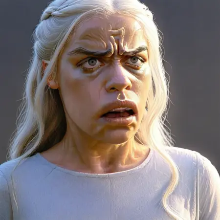 girl white hair 🥥