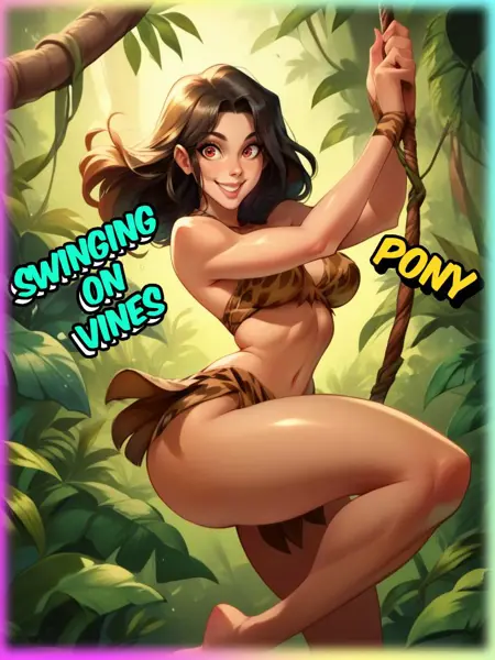 Swinging On Vines CONCEPT | PONY | - COMMISSION - by YeiyeiArt