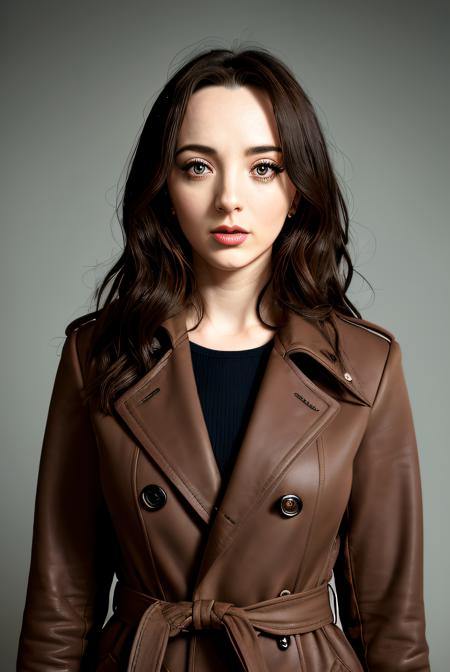 photo of (F3rnBr4dy01:0.99), a woman, RAW, close portrait photo, long brown coat, long haircut, pale skin, slim body, (high detailed skin:1.2), 8k uhd, dslr, soft lighting, high quality, film grain, Fujifilm XT3 sharp focus, f 5.6