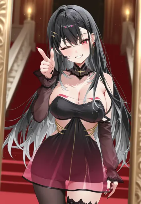 Arya Kuroha I VSPO! Vtuber I IllustriousXL and NoobAI