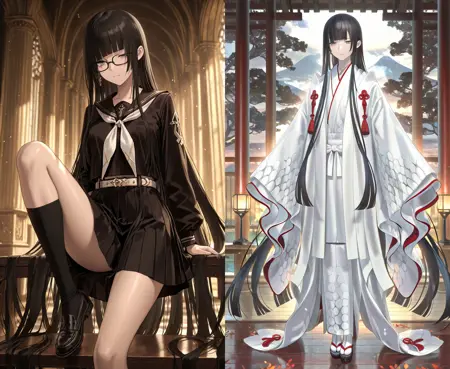 黑姬Kurohime | Fate Grand Order（2 Outfits二套衣服）