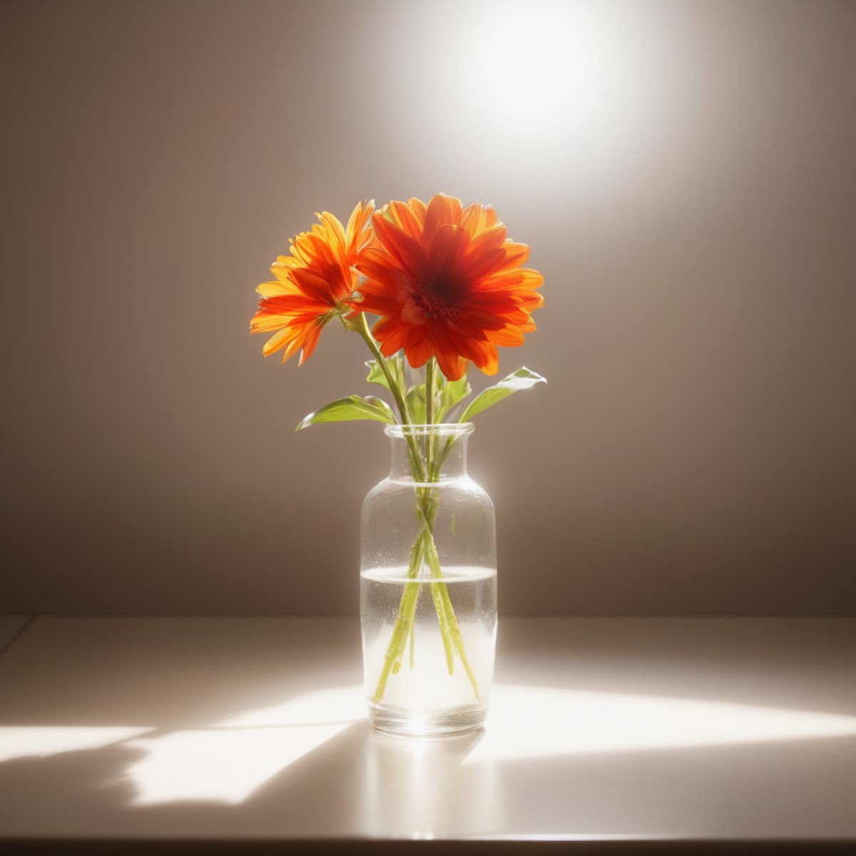 UHD, 4k, ultra detailed, cinematic, a photograph of  <lora:diffused light style:0.9>
A Diffused light of a vase with a flo...