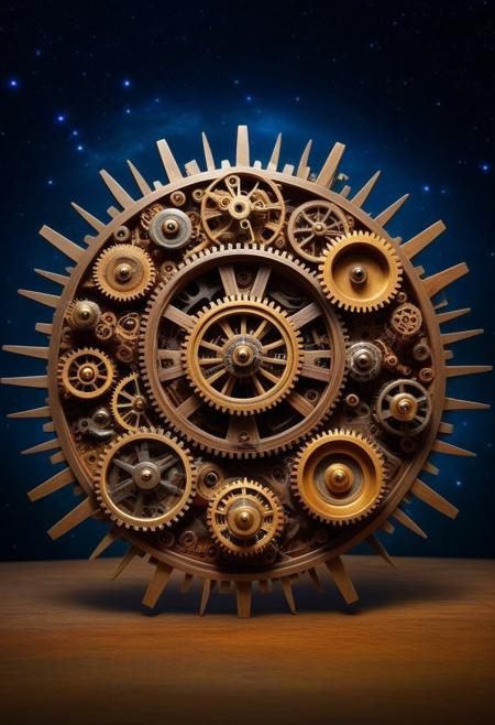 It was never born. It was never built.
It started as a thought.
An idea so vast, so incomprehensible, that it manifested physically. It began as a collection of fragmented mechanisms—a colossal form of floating gears, hollow clockwork limbs, and circuits that pulse without energy. Pieces that move, but do not connect.
It is trying to assemble itself.
The first explorers who found it realized too late—it does not understand how to complete itself. It does not have a blueprint. It is searching for missing pieces.
And it has started taking them from other things.
Entire planets missing sections, their cores scooped out like unfinished sculptures. Starships found half-absorbed, their engines still running, their crews frozen in place—because they are partially real and partially forgotten.
Then, one day, it notices you.
It studies you, its shifting, unfinished face rotating through a thousand different versions of itself, trying to find the right one. And then, slowly, it reaches for you.
Because maybe, just maybe, you are the last piece it needs.