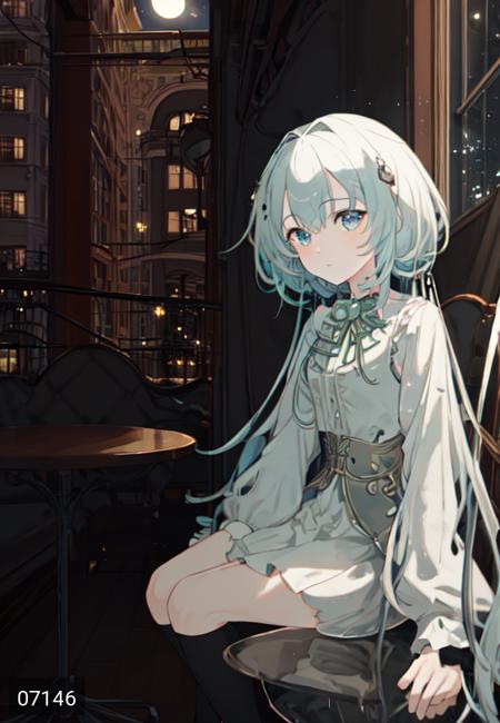 masterpiece, best quality,
yog-sothoth, 1girl, solo, sitting, cafe, table, window, moon light, dark night, starry night
<lora:yog-locon:0.9><lora:offset_p-0.5-0.1:1.3>