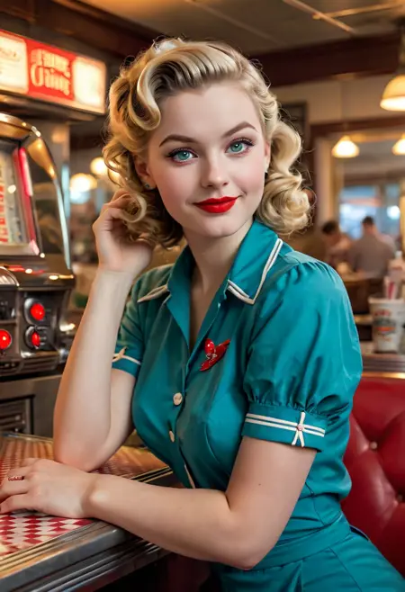 Dynamic Wildcard - pin-up from 1940s unleashed