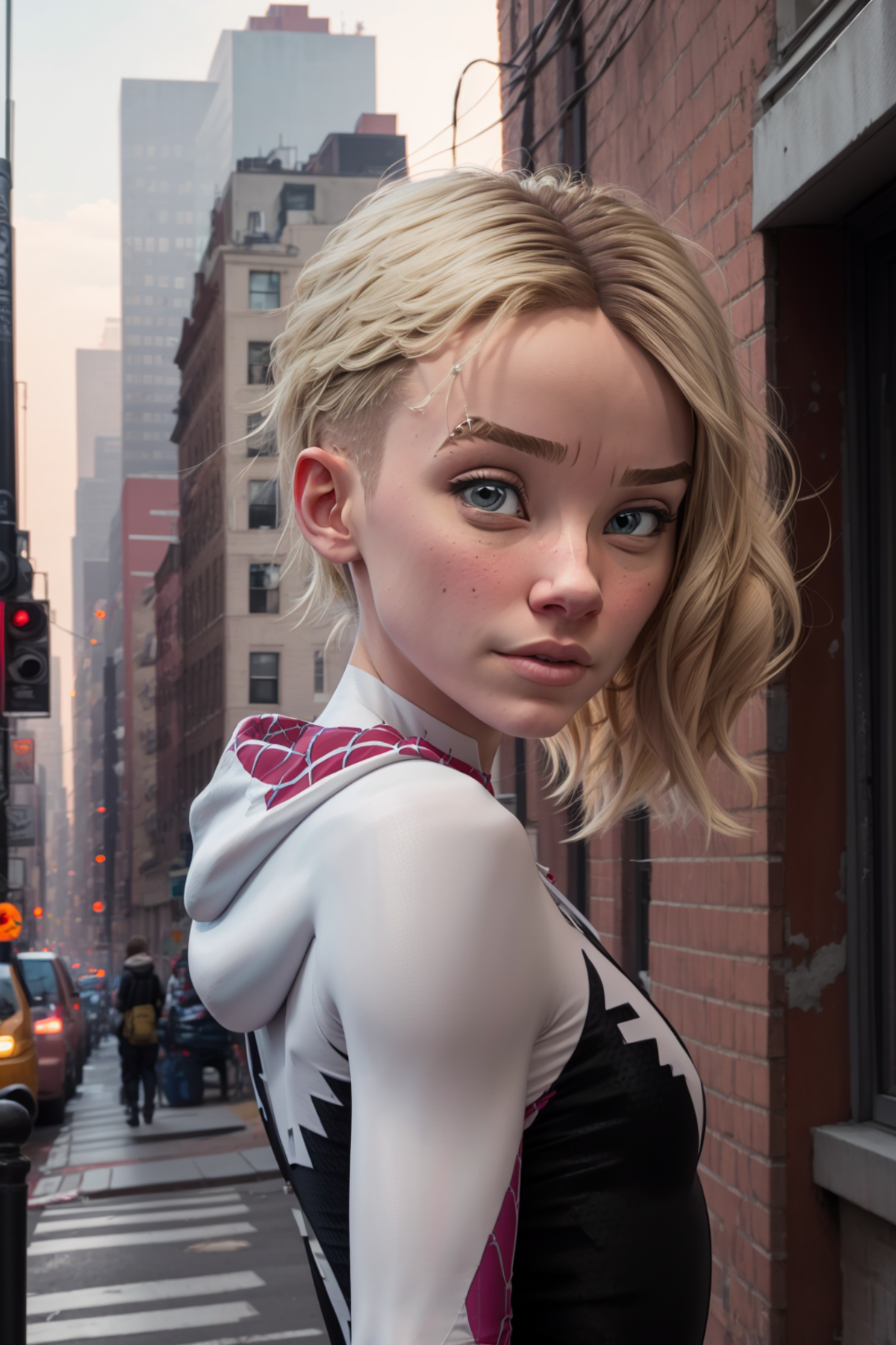 Gwen Stacy - Spider-Verse - Character LORA image by Konan