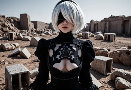 2B Nier Automata | YoRHa No.2 Type B | Flux