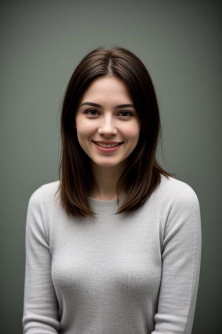 young girl smiling