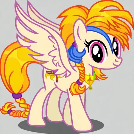 Golden Feather (disguised celestia)