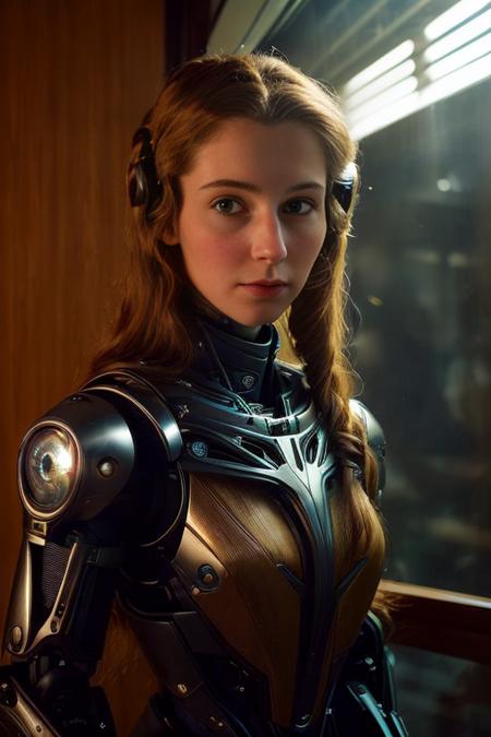 photo of (25 y.o. Anna, very beautiful human face:1.4), (body of a humanoid robot, futuristic, detailed, intricate), (private club, wood furniture), (hiding in the closet), (dark and moody light:1.4)  <lora:epiNoiseoffset_v2:1>