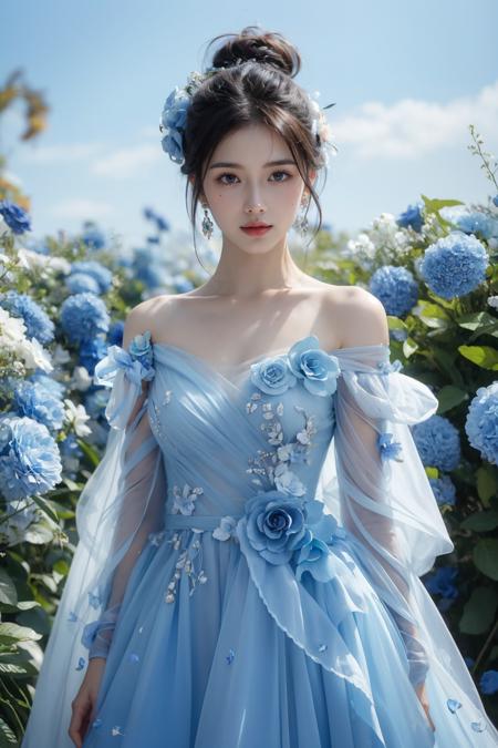JAY - BLUE FLOWER DRESS v1.0