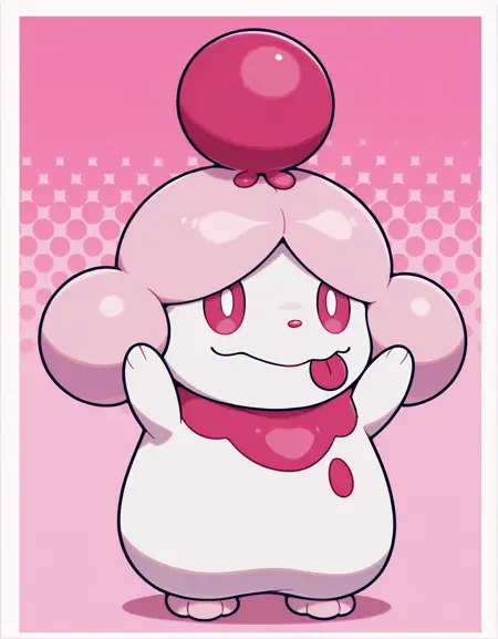 Slurpuff: Meringue Pokémon + Shiny - Pokédex #0685