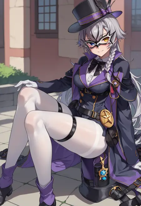 Phantom Midnight Thief | Nikke | PonyXL