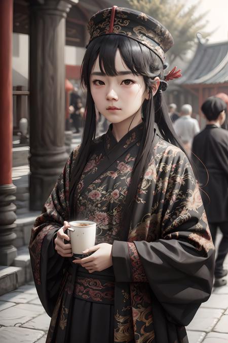 {high quality}, octane render, Ultra HD, depth of field, epic, cinematic, ancient China, 
1girl, cute face, solo, 
feiyufu, <lora:飞鱼服FeiYuFuV3:0.9>