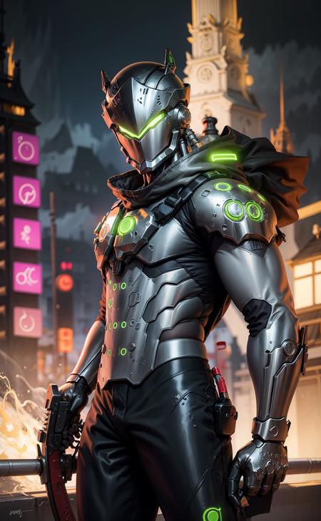 a OWgenji, neon city