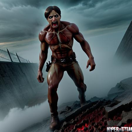 the unnamed:.75, attack on titan, horror, terror, scary, evil, horrid, horror, unleveled, nasty, grewsome, unforgettable, corrupted, sinful, ungodly, blasphemous, full portrait, zoomed out:.-0.20, fog, ground mist, action pose, tomb background, raw, masterpiece, hyper detailed, truly rough concept, extreme differences, intricate differences, size differences, hyper exquisite, extreme insanely realistic detailed and intricate, extreme quality, extreme best picture, extreme realistic detail, extreme photo realism, extremely super fine photo detail, hyper 1080P, extreme realistic 3D, extreme HD, extreme VFX, extreme SFX, extreme FKAA, extreme TXAA, extreme RTX, extreme SSAO,