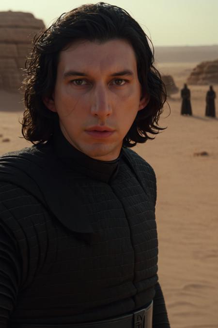 cinematic film still kylo ren at jedha, medium shot, (bashful blush) <lora:Kylo_Ren_XL:0.8> . shallow depth of field, vignette, highly detailed, high budget Hollywood movie by tim burton, bokeh, cinemascope, moody, epic, gorgeous, film grain, grainy