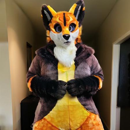 Fursuit cosplay thicc  big chest and big butt  female