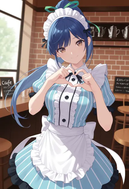 Ami Tsuruga | Goddess Café Terrace | [NoobAI-XL EPS v1.1]