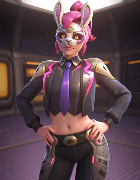 D.Va Heist skin (Pony & Illus)