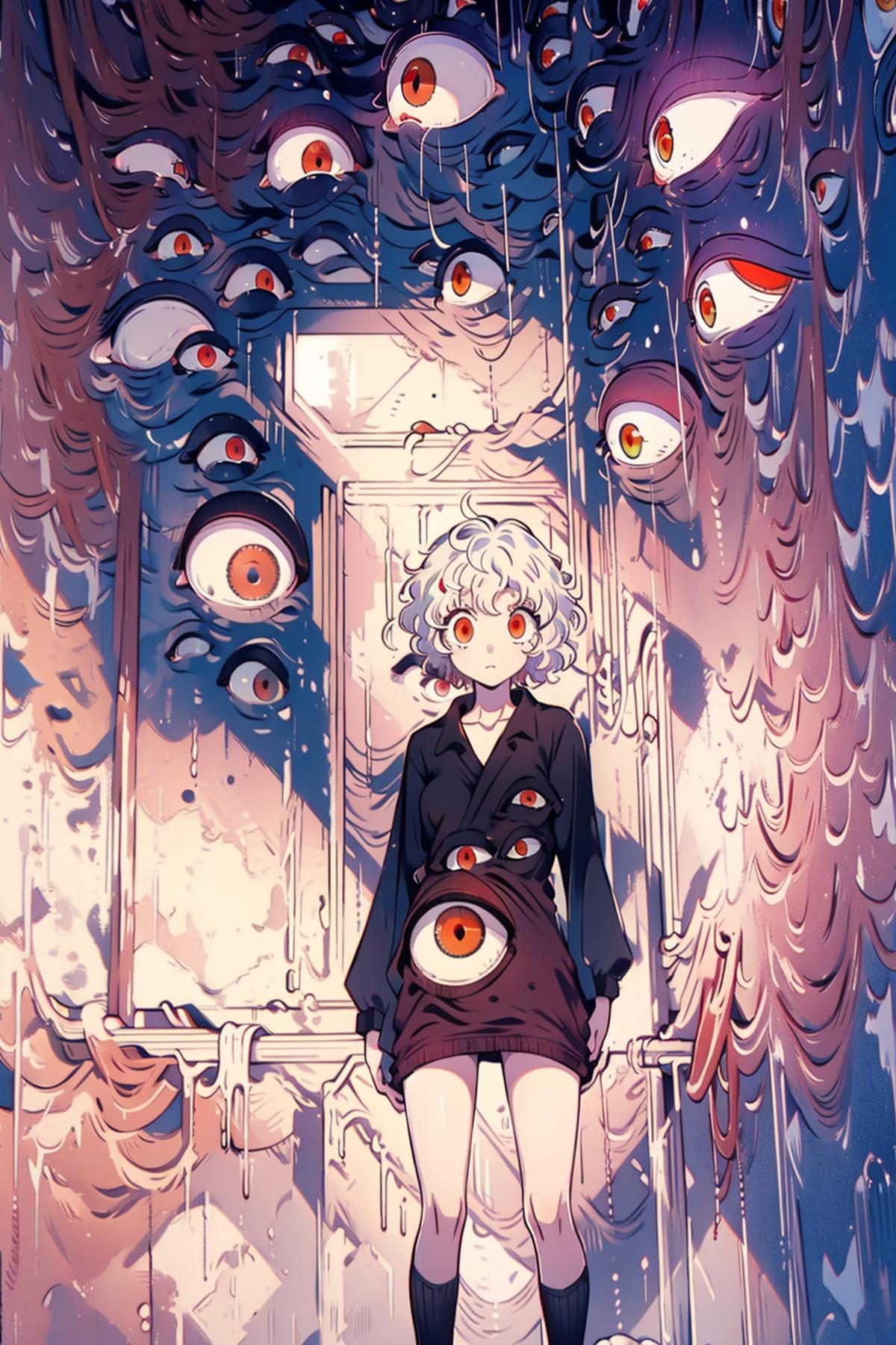 eyes everywhere - 长满眼睛 image by clockmerchant