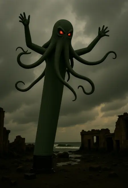 Wacky Waving Inflatable Arm-Flailing Flux Man