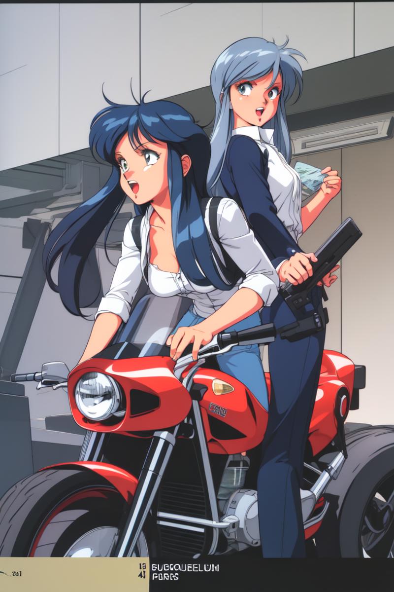 Kenichi Sonoda/园田健一 《Rhea Gall Force》/《レア・ガルフォース》/《银河女战士》 - Artist Style image by DarkChipmunkDude