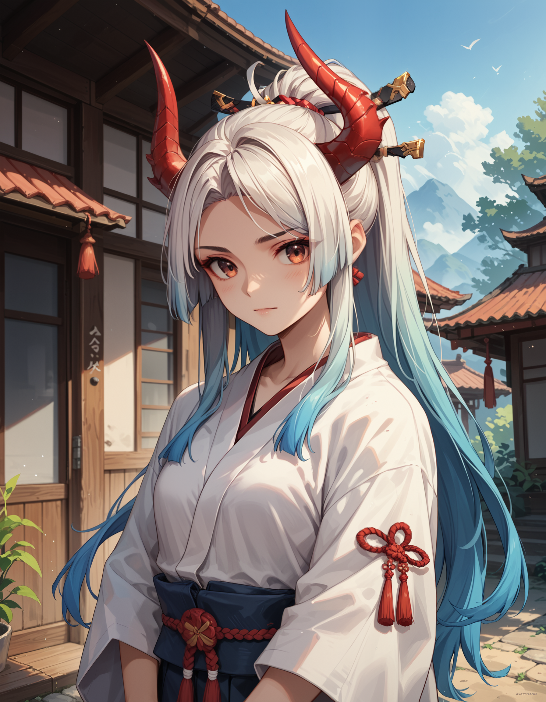 yamato_(one_piece),white_hair,blue_hair,gradient_hair,red_horns.png