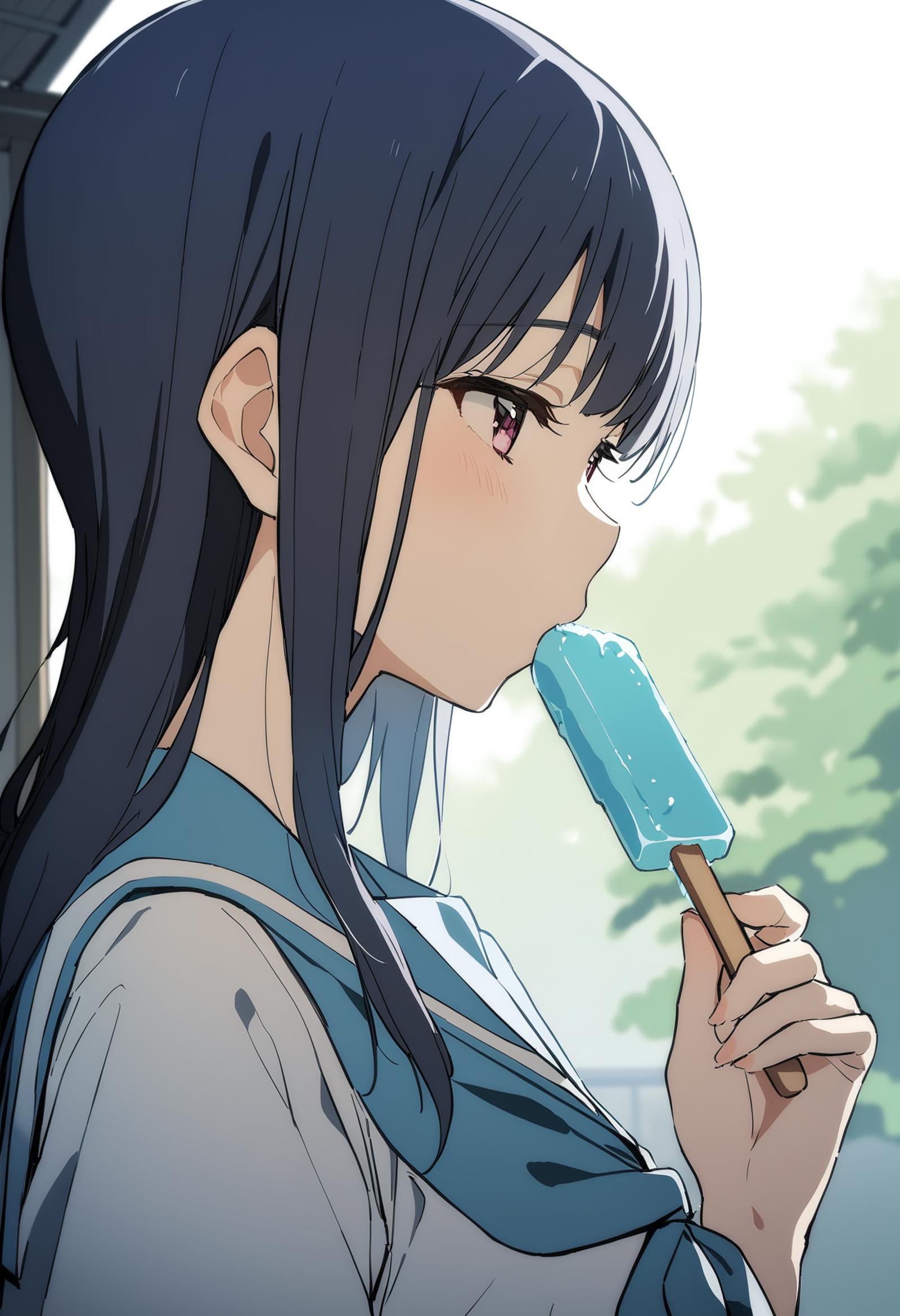 [SDXL] Yoroizuka Mizore (Hibike! Euphonium / Liz and the Blue Bird ) - 鎧塚みぞれ (響け!ユーフォニアム / リズと青い鳥) image by darashine