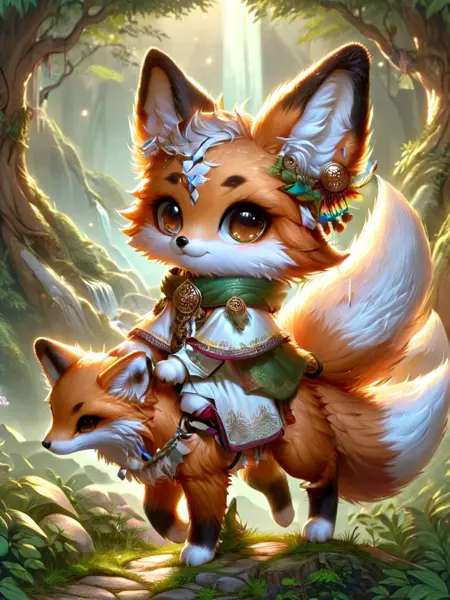 Kitsune Style [LoRA 1.5+SDXL]