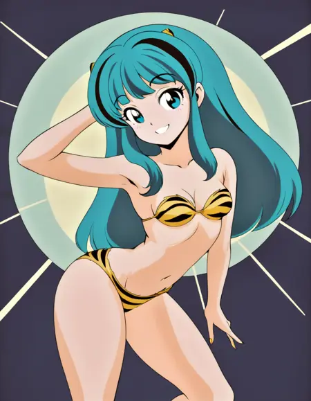 Lum (Urusei Yatsura, Base SDXL)