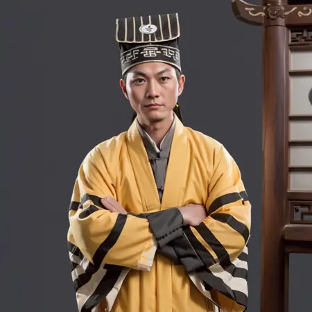 Taoist robe (影視劇 黃袍道士) | SDXL
