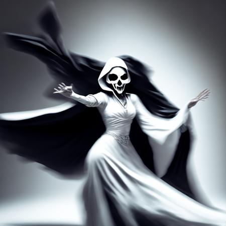 digital art, grim reaper woman dancing (deathDance:1) <lora:djzDeathDanceV21-256:0.6>