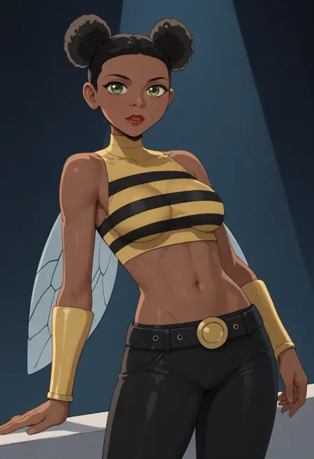 Bumblebee, Karen Beecher, former H.I.V.E. Academy student, (Teen Titans, 18titans), LoRA, PonyXL