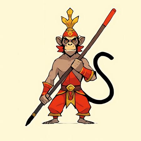 Monkey King, <lora:hiziri_pro_3-000045:0.6>,sps,