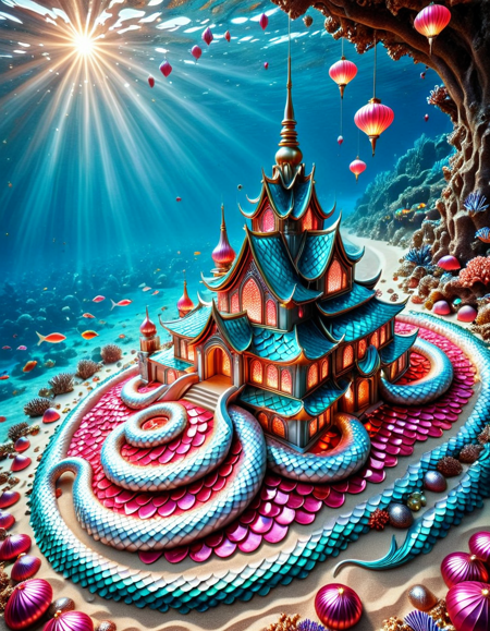lazympos,high_quality,highres,beautiful,detailed,(masterpiece, best quality:1.2),absurdres,8k,HDR,retro,perfect lighting,
(maximum ultra high definition image quality and rendering:3),maximum image detail,maximum realistic render,(((ultra realist style))),realist side lighting,8K high definition,realist soft lighting,
(A surreal underwater world:1.3),Scaleboundsdxl,where RedDish-Pink Scales Coral Castle drips glowing pearlescent syrup,White Scales jellyfish float like silk lanterns on the pearly sand,
glowing mermaid depicting ocean currents with swirling light and flowing pigments,magical realism,photo-like style,intricate lighting made of L1qu1DP34RL,metallic,pearlescent,main gold and teal with a hint of magenta highlights,
<lora:lazympos:1>,<lora:TrendCraft_The_Peoples_Style_Detailer-v2.1A-3_12_2025-SDXL:1>,<lora:scaleboundsdxl:1>